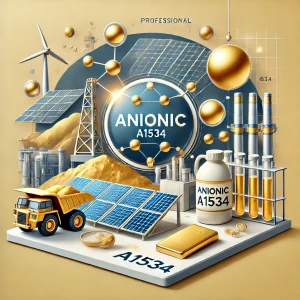 DALL·E 2024-06-20 11.00.06 - A professional image depicting Anionic A1534, showcasing applications in gold mining. The image should include elements of mining equipment, gold samp